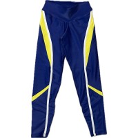 CALÇA LEGGING TRINYS ESPORTIVA - AZUL/AMARELO